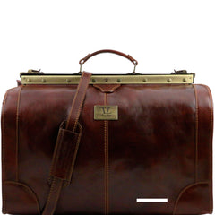MADRID TL1022 Gladstone Leather Bag - Large size
